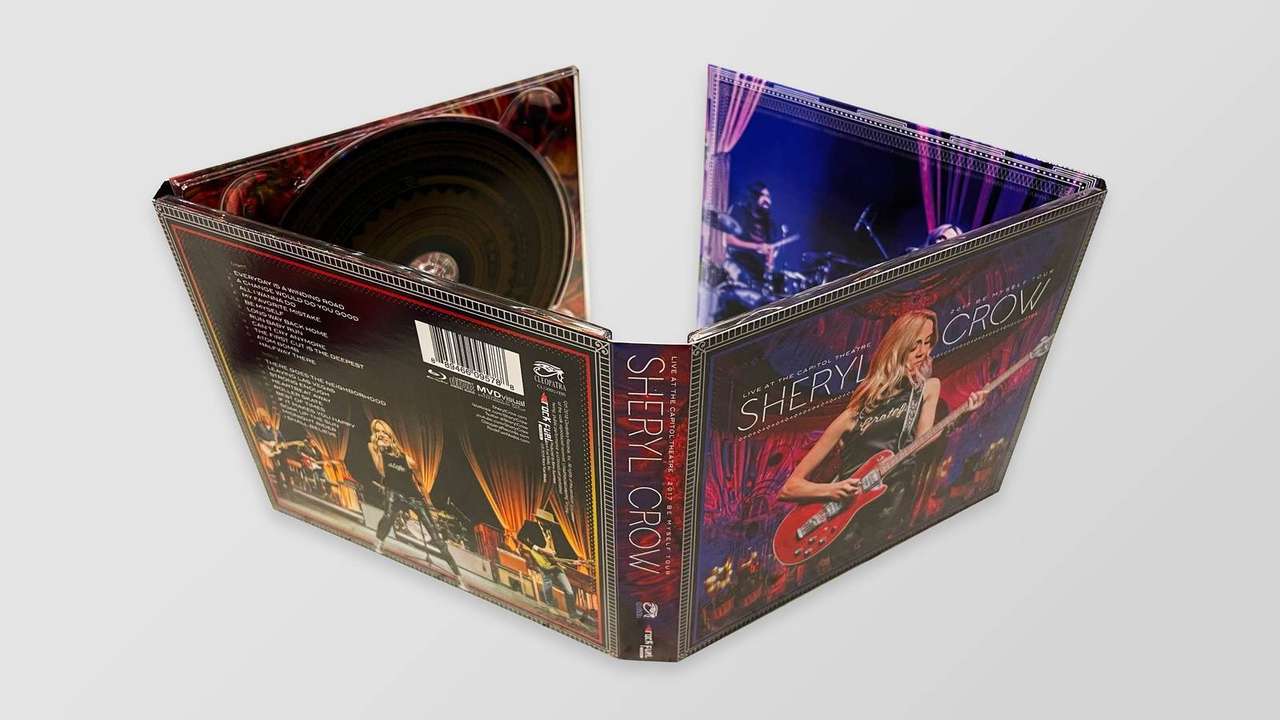 Sheryl Crow DVD package interior photography spread